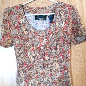 Retro 90's Boho/peasant dress #cottagecore